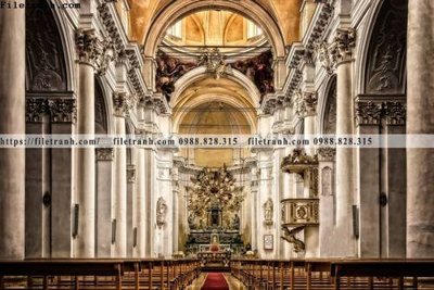 File tranh quảng cáo tranh kien truc kieu ngang 757 (file gốc) chuyên nghiệp