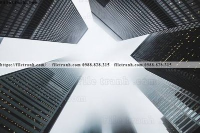 File gốc in mica tranh kien truc kieu ngang 802 chất lượng