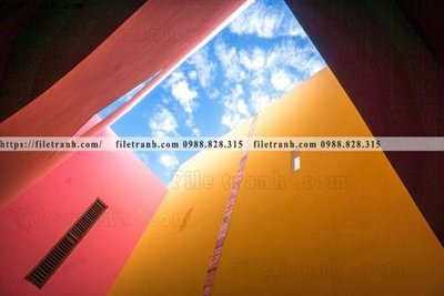 File gốc in ấn tranh kien truc kieu ngang 834 chất lượng vượt trội