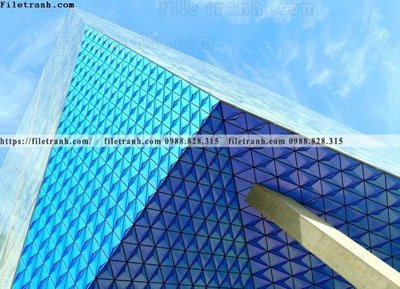 File tranh quảng cáo tranh kien truc kieu ngang 855 (file gốc) chuyên nghiệp