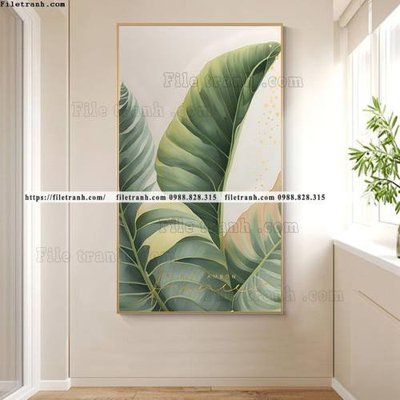 File gốc tranh la cay xanh cua so anh sang 508 (ảnh chi tiết) để in trần