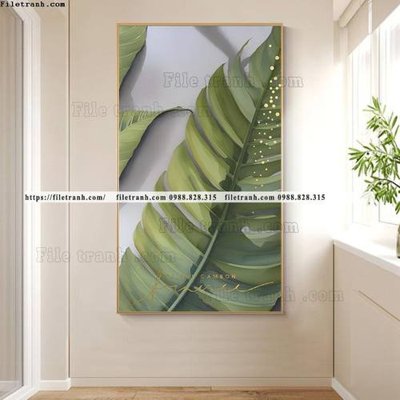 File ảnh gốc tranh la cay xanh cua so anh sang 515 (chuyên in mica)