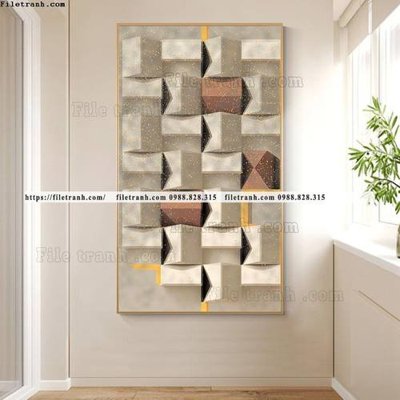 Download file tranh loi vao 3d truu tuong 514 (gốc) cho xưởng in