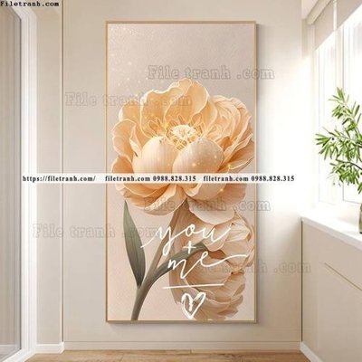 Tải file tranh loi vao hoa 5d sieu dep 510 (gốc) in tranh tráng gương