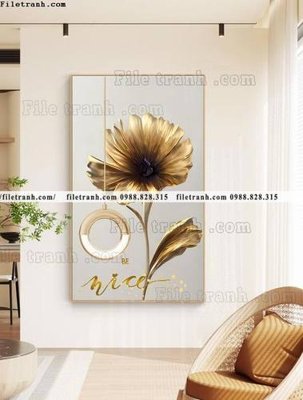 File gốc tranh loi vao hoa 5d sieu dep 530 (in tráng gương) nghệ thuật