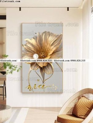 Download file gốc tranh loi vao hoa 5d sieu dep 531 (in mica) 3D