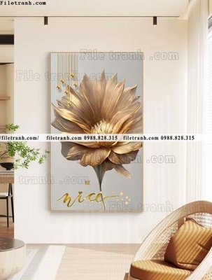 File ảnh tranh loi vao hoa 5d sieu dep 533 (gốc) cho trang trí nhà hàng