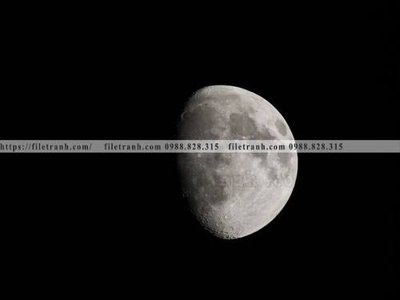 Download file gốc tranh mat trang vu tru 536 (in mica) trang trí