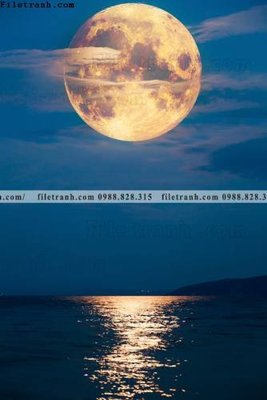 File tranh tranh mat trang vu tru 547 (bản gốc) trang trí văn phòng