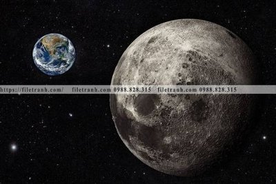 File tranh tranh mat trang vu tru 573 (ảnh gốc) chi tiết rõ ràng