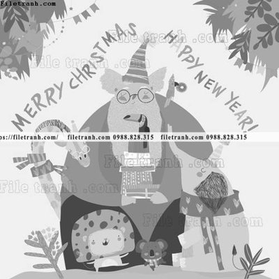 File gốc tranh minh hoa hoat hinh tre em 102 (in lụa) cao cấp