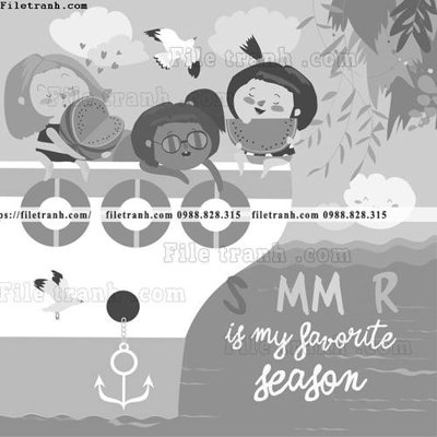 Tải file tranh minh hoa hoat hinh tre em 136 (gốc) in ấn ngay lập tức