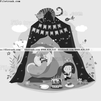 Download file ảnh gốc tranh minh hoa hoat hinh tre em 249 để in ấn