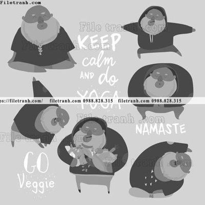 File tranh gốc PSD tranh minh hoa hoat hinh tre em 269 còn nguyên layer