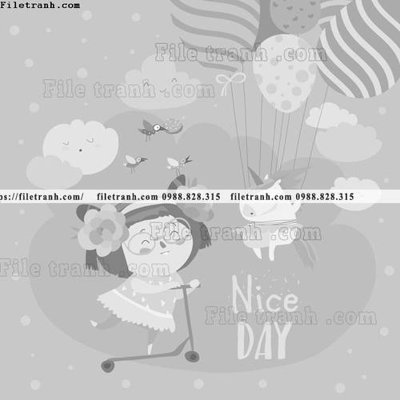 File tranh quảng cáo tranh minh hoa hoat hinh tre em 318 (download file gốc)