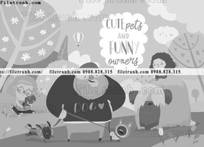 File tranh tranh minh hoa hoat hinh tre em 391 (ảnh gốc) sắc nét hoàn hảo