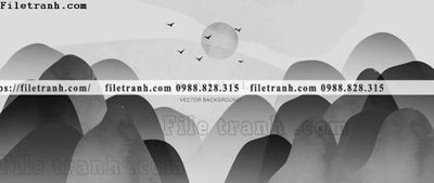 File ảnh tranh minh hoa nui thuy mac trung quoc 1514 (gốc) trang trí khách sạn