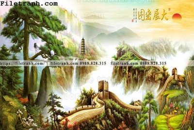 Tải file gốc tranh nen tuong phong cach Trung Hoa107 (bản PSD) đầy đủ layer