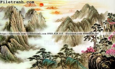 File gốc tranh nen tuong phong cach Trung Hoa114 (PNG) chất lượng cao