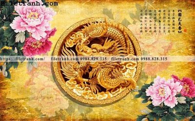 Hình ảnh gốc tranh nen tuong phong cach Trung Hoa127 (để in khổ lớn)