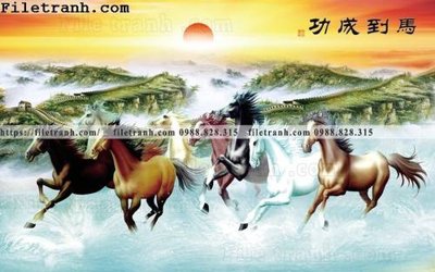 File tranh trang trí tranh nen tuong phong cach Trung Hoa252 (file gốc)