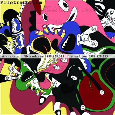 File in trần tranh nghe thuat sang tao truu tuong 1538 (file gốc) phong thủy