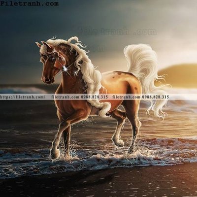 File gốc tranh ngua hien dai truu tuong 110 (phong cách) tối giản