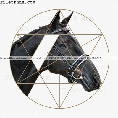 Tải về file gốc tranh ngua hien dai truu tuong 132 (dùng cho in quảng cáo)