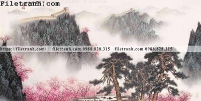 Tải file tranh phong canh da tuyet trang thuy mac 122 (gốc) làm file in ấn