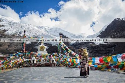 Ảnh gốc tranh phong canh tay tang 307 (độ nét cao) in mica