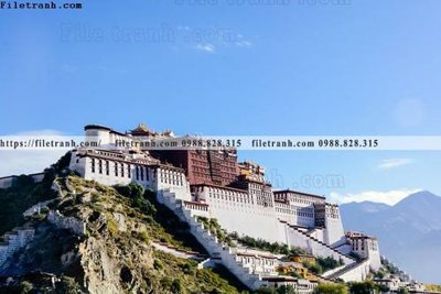 File gốc tranh phong canh tay tang 320 (in lụa) họa tiết 3D