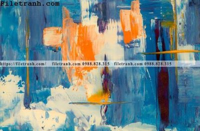 Tải file tranh son dau mau truu tuong 115 (gốc) làm tranh trang trí