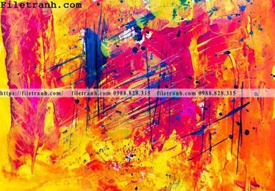 Download file gốc tranh son dau mau truu tuong 127 (dùng cho in ấn)