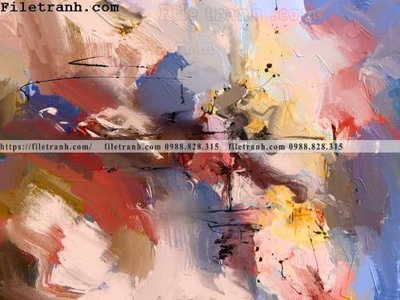 File gốc tranh son dau mau truu tuong 154 (chuẩn CMYK) cho nhà in