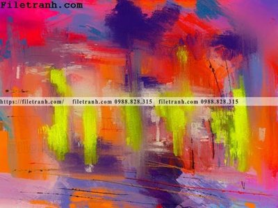 File tranh tranh son dau mau truu tuong 155 (ảnh gốc) không bị mờ