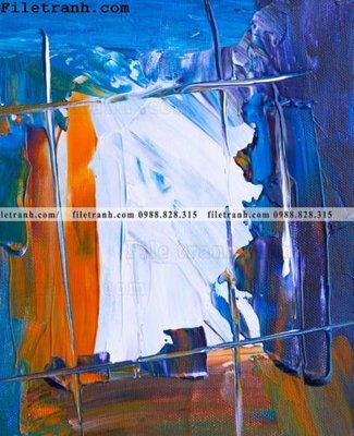 File gốc tranh son dau mau truu tuong 168 (in lụa) chi tiết cao