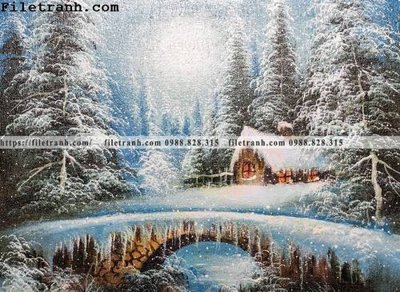 File gốc tranh son dau phong canh hien dai 121 (in tráng gương) sang trọng