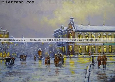 Download file gốc tranh son dau phong canh hien dai 125 (in lụa) nghệ thuật