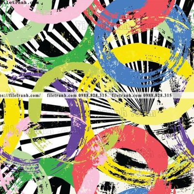 File tranh tranh son dau sang tao truu tuong 154 (file gốc) chuẩn màu in