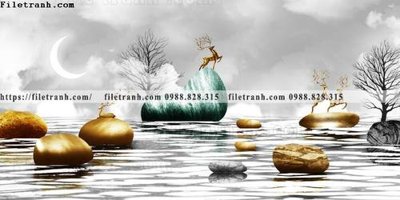 File in lụa tranh su pha le guong huou nai 516 (tân cổ điển) tranh su pha le guong huou nai 516