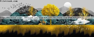 Ảnh gốc tranh su pha le guong huou nai 526 (siêu chi tiết) để in ấn