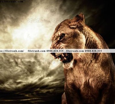 File gốc tranh su tu dep 623 (in lụa) tranh mã đáo