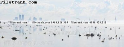 Tải file tranh thanh phoi kieu dai toan canh 119 (PSD) cho in tranh 3D