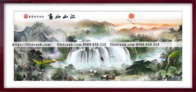 Tải file PSD tranh thuy mac trung quoc 548 (nguyên layer) để in