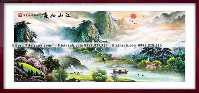 Download file tranh thuy mac trung quoc 553 (gốc) in mica đèn LED