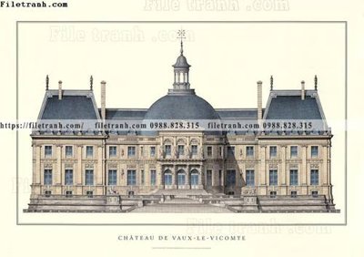 Download file gốc tranh toa lau dai my co dien 26 (in mica) 3D