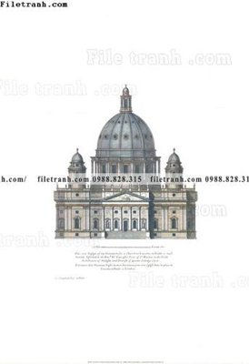 File in mica tranh toa lau dai my co dien 9 (bản gốc) siêu trong