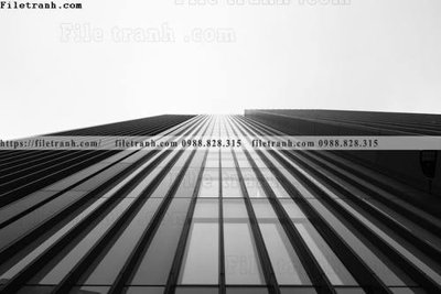 File gốc tranh toa nha thang dung 511 (in lụa) tranh phong thủy