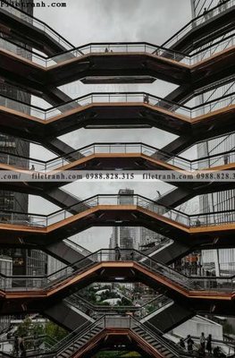 File gốc tranh toa nha thang dung 620 (chủ đề hiện đại) trang trí