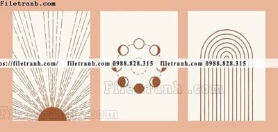 Hình ảnh file gốc in lụa tranh toi gian bo 3 minimalis 129